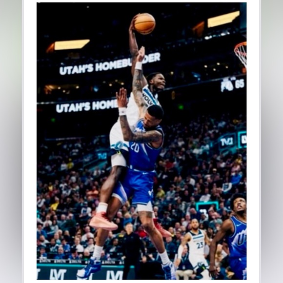 NEW! ANTHONY EDWARDS MINNESOTA TIMBERWOLVES ULTRA PREMIUM GLOSSY 8.5x11 POSTER! - Picture 2 of 4